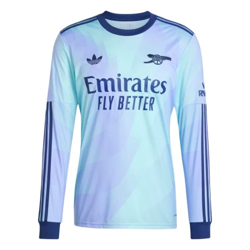 Mens Arsenal Third Jersey Long Sleeve 2024/25