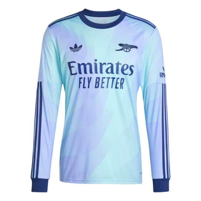 Mens Arsenal Third Jersey Long Sleeve 2024/25