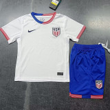 24-25 USA Home Kids Soccer Jersey