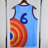 24-25 LAKERS JAMES #6 Blue Top Quality Hot Pressing NBA Jersey