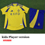 24-25 AL-Nassr Home Kids Player Version Soccer Jersey