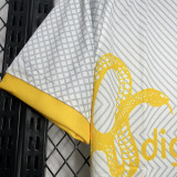 2024 INT White Yellow Special Edition Fans Soccer Jersey