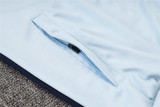 Mens France Jacket + Pants Training Suit Light Blue 2024