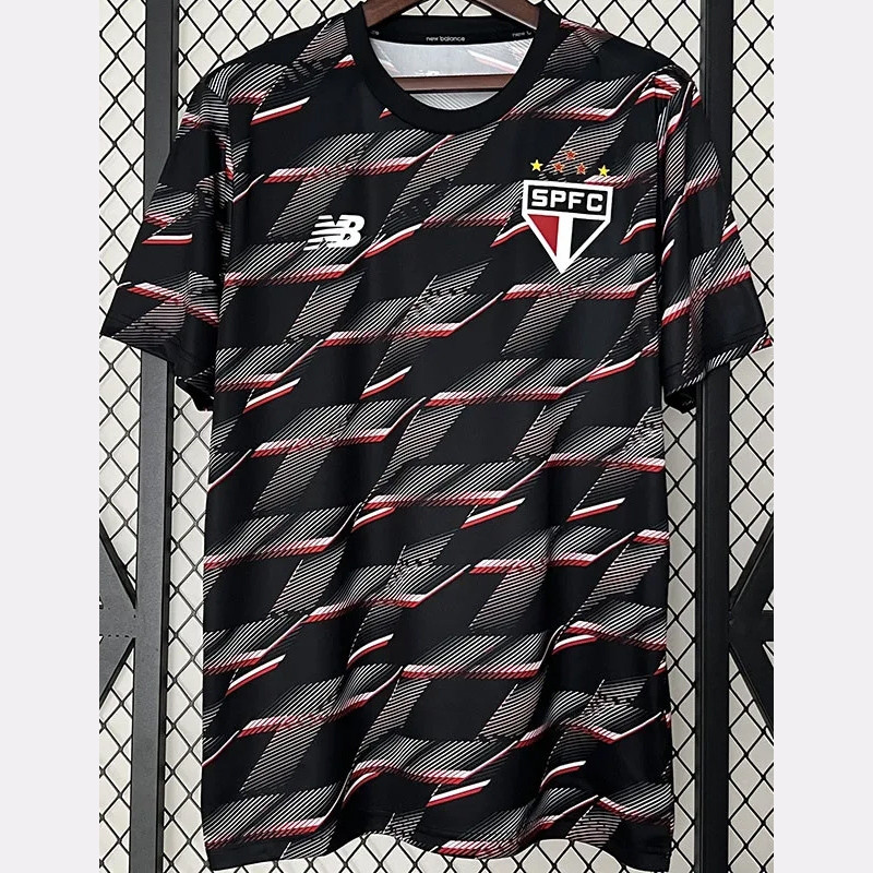 2024 Sao Paulo Black Red Training shirts