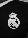 24-25 Real Madrid  Black Goalkeeper Player Version Soccer Jersey