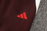 24-25 Bayern Deep Red Half Pull Tracksuit (半拉链)