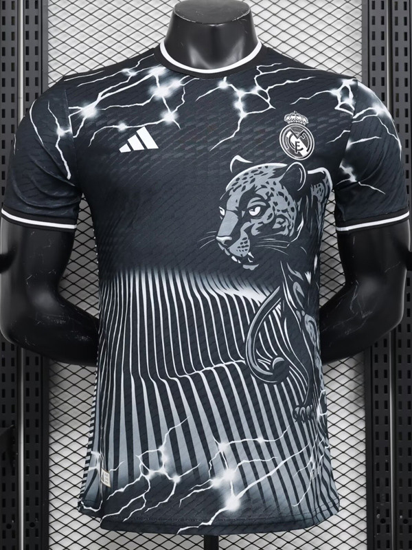 24-25  Real Madrid Black Special Edition Player Version Soccer Jersey