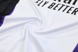 Mens Real Madrid Short Training Suit White 2024/25