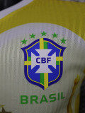 24-25 Brazil Yellow Special Edition Player Version Soccer Jersey