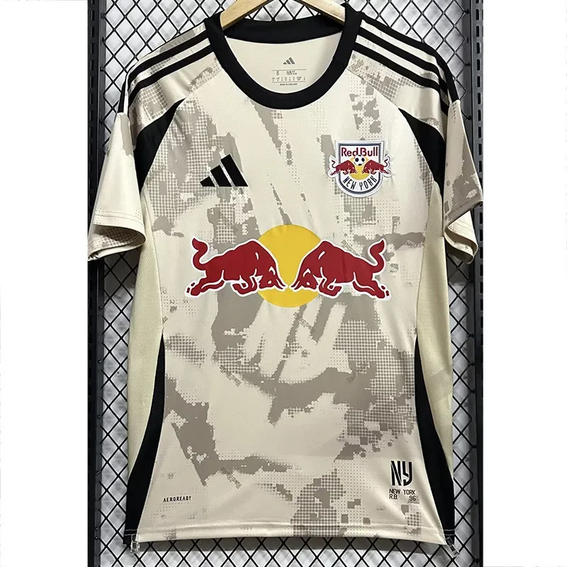 25-26 New York Red Bulls Away Fans Soccer Jersey