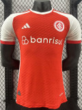 24-25 Internacional Home Player Version Soccer Jersey