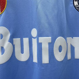 1985-1986 Napoli Blue Special Edition Retro Soccer Jersey