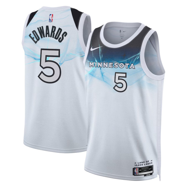 Mens Minnesota Timberwolves Nike White 2025 Swingman Jersey - City Edition