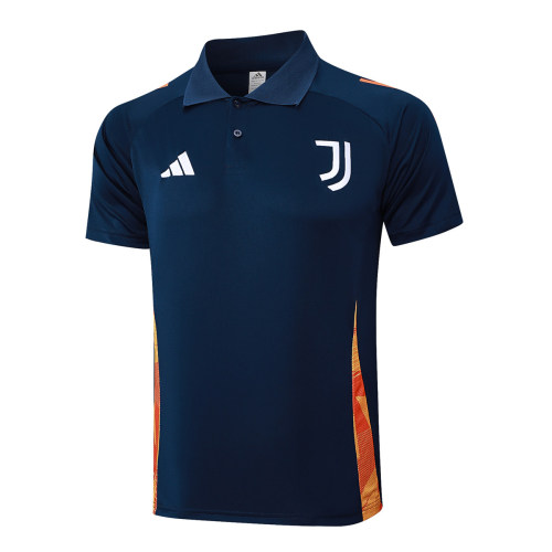 Mens Juventus Polo Shirt Royal 2024/25