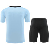 24-25 Mens Barcelona  Light blue Training Short Suit