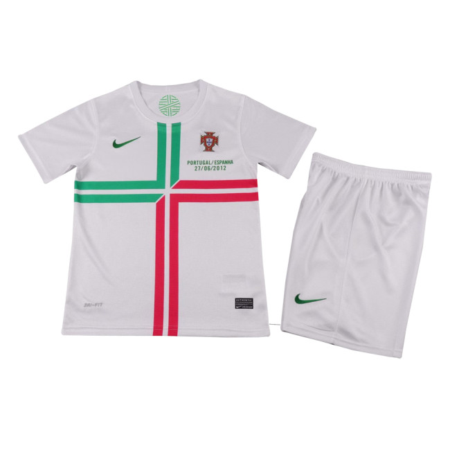Kids Retro Portugal Away Jersey 2012