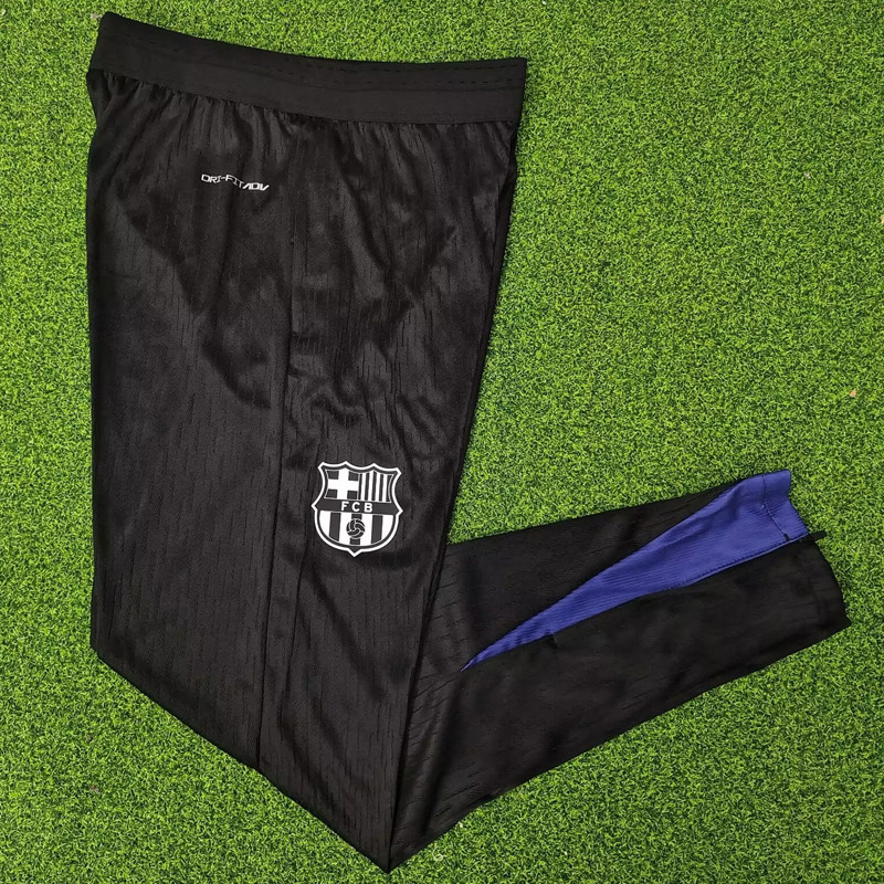 24-25  Barcelona  Black Training Long Pants (Have Pocket)