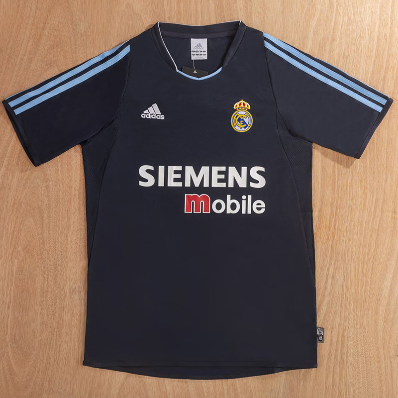 2003-2004  Real Madrid  Away Retro Soccer Jersey