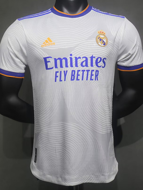 21-22 Real Madrid   Home Player Version Soccer Jersey