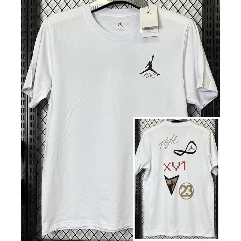 T269 Jordan White High Quality Casual T-Shirt