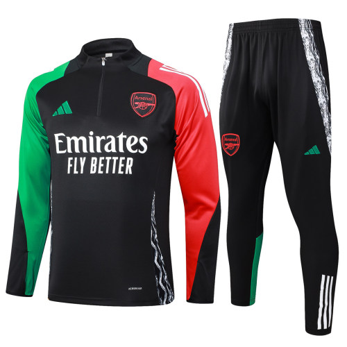 Mens Arsenal Training Suit Black 2024/25