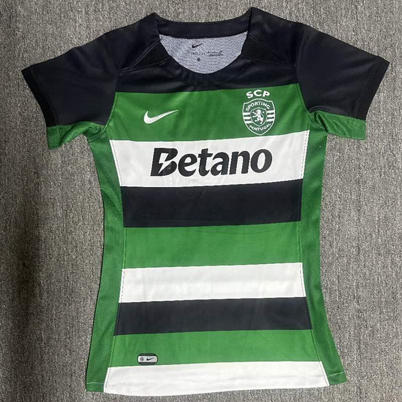 24-25 Sporting Lisbon Home Women Soccer Jersey