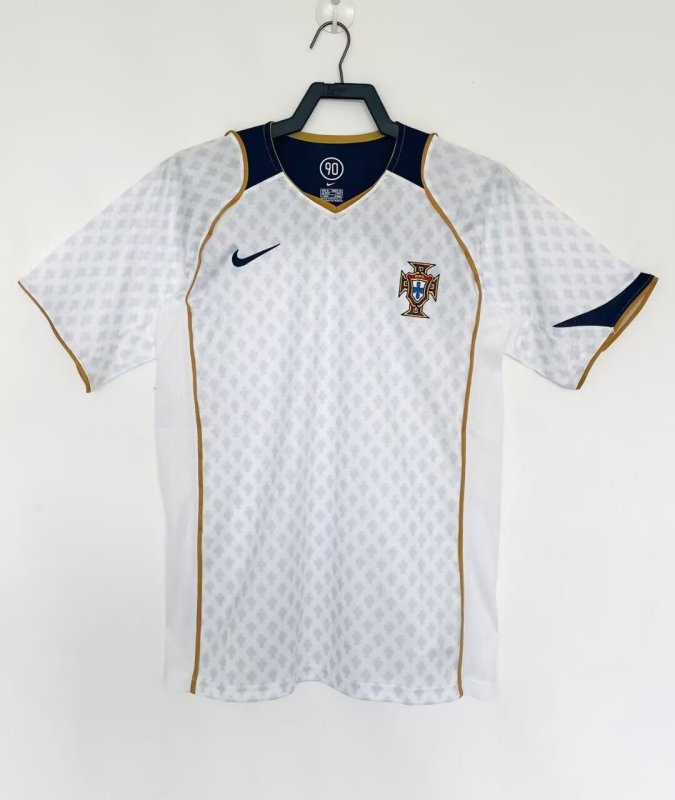Mens Portugal Retro Away Jersey 2004