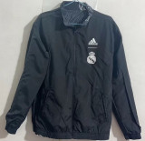 2023  Real Madrid  Black Double Sided Windbreaker