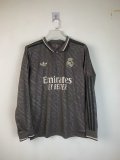 Mens Real Madrid Third Jersey Long Sleeve 2024/25
