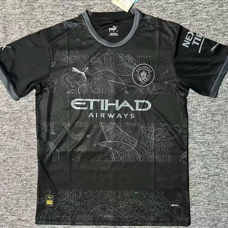 2023 Man City Special Edition Black Training Shirts