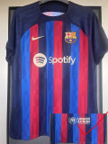 22-23 Mens  Barcelona Home Fans Soccer Jersey
