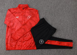 Kids Napoli Jacket + Pants Training Suit Red 2024/25