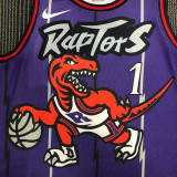 Raptors McGRADY #1 Purple Retro Top Quality Hot Pressing NBA Jersey
