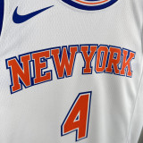 2018-19 KNICKS ROSE #4 White Top Quality Hot Pressing NBA Jersey