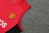 24-25 Man Utd Red Tank top and shorts suit