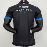 2023 F1 ALPINE Black Polo Racing Suit