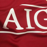 2006-2007 Man Utd Home long sleeve Retro soccer jersey