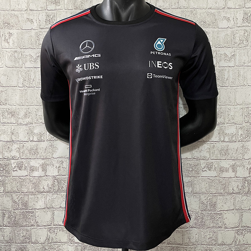 2023 F1 Formula One Mercedes Black Racing Suit