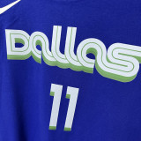 T264 Dallas Mavericks IRVING #11 Blue High Quality Casual T-Shirt
