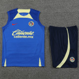 24-25 Club America Blue Tank top and shorts suit