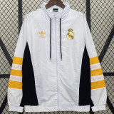 24-25  Real Madrid  White Windbreaker