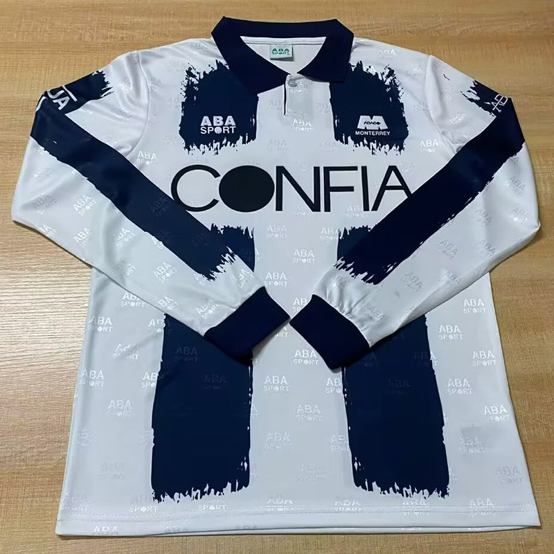 1995-1996 Monterrey Home Long Sleeve Retro Soccer Jersey