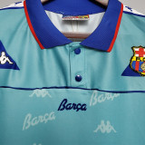 1992-1995 Mens Barcelona  Away Retro Soccer Jersey