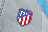24-25  Atletico Madrid  Grey Half Pull Tracksuit