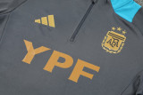 24-25 Argentina Grey Half Pull Tracksuit