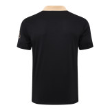 Mens Barcelona Polo Shirt Black 2024/25