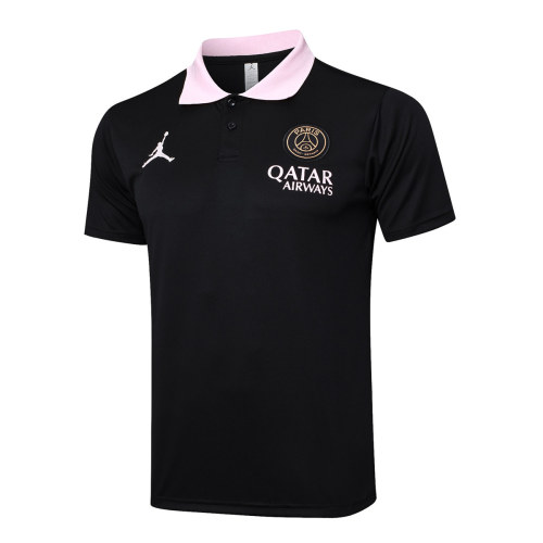 Mens PSG x Jordan Polo Shirt Black 2024/25