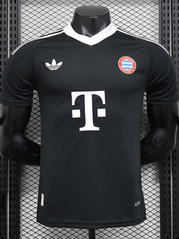 24-25 Bayern Black Goalkeeper Player Version Soccer Jersey
