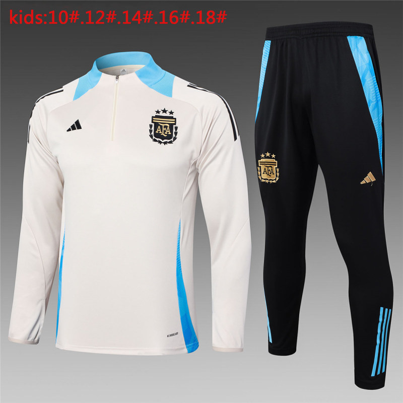 Kids Argentina Training Suit Cream 2024