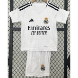 24-25 Real Madrid Home Kids Soccer Jersey